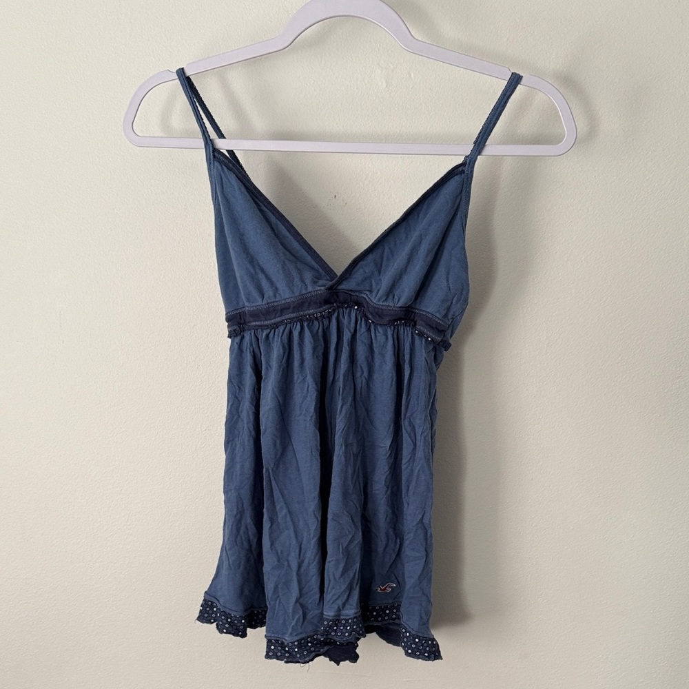 Hollister Blue Tank Top
